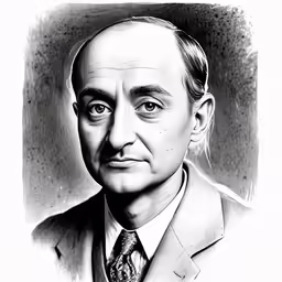 an old portrait of a man in a suit and tie