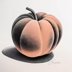 two large peaches sitting on top of each other