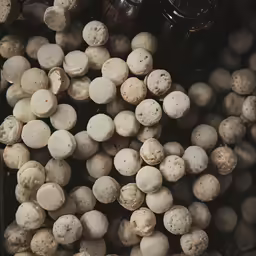 small round bubbles are being used as soap