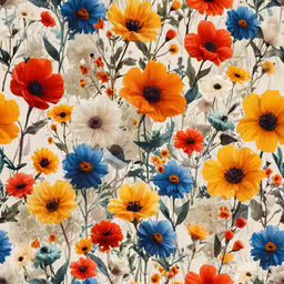 an image of a beautiful flower field with many flowers