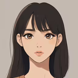 a close up of a woman with long hair