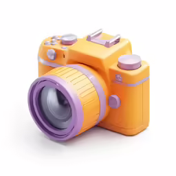 a toy camera is seen in the image