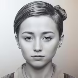 the model is looking very sad