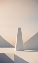 abstract photograph with white and black geometric shapes