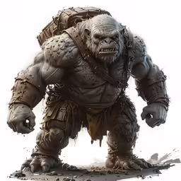 an illustration of a furry looking gorilla in costume