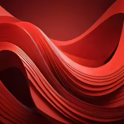 the back side of an abstract wallpaper in red