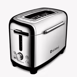 a toaster oven with the top section open