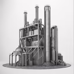 a drawing of some sort of industrial machinery