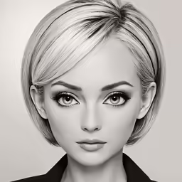 a girl with blonde hair, wearing black shirt and jacket