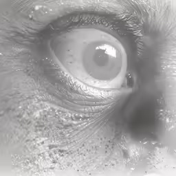 a black and white picture of an eye