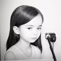 a girl is leaning up against the wall with her hair dryer