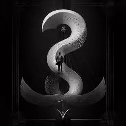 the shape of a giant dollar sign with a couple