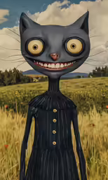 an animal is depicted in a painting