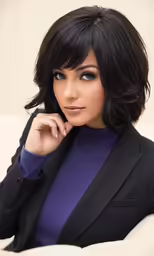 a close up of a person wearing a jacket