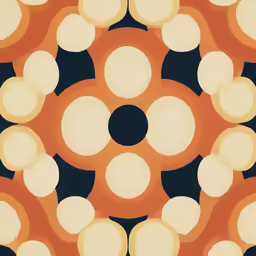 a close up of a lot of circles with black background
