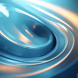 two images of a spiral are seen here