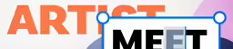 the text artnet is over a large colorful image