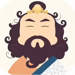 an avatar, wearing a crown of hair and holding a blue item