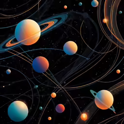 the planets are all in the same pattern