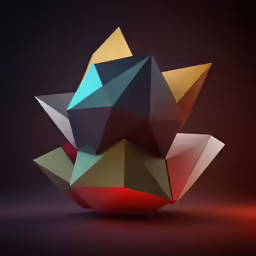 a abstractly designed abstract object that looks like some kind of cube