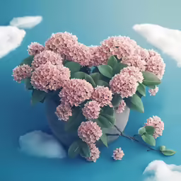 a plant in a flowerpot with leaves on the ground
