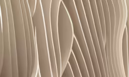 a pattern made up of white paper is shown