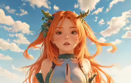 an anime character posing for the camera
