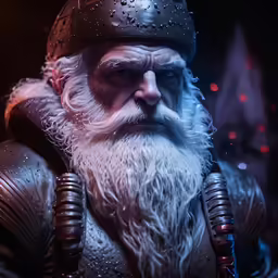 a wax figure in a full costume and a hat