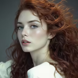 an image of a woman with red hair