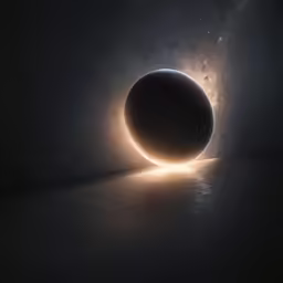 the sun is eclipsed through the atmosphere