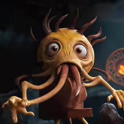 a close up of an octopus holding a ball