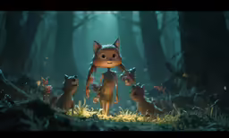 a photo of an animal in the forest
