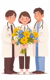 two boys and girl are standing with their arms around each other