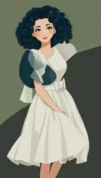 an image of a woman in a dress