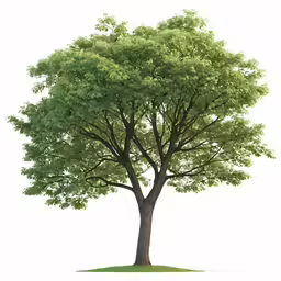 a large green tree with many leaves on it