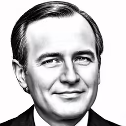 an black and white photo of a man