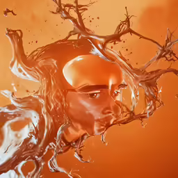 a man that is surrounded by water