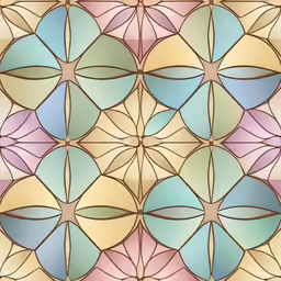 a background of several color circles on light brown