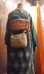 a mannequin dressed in a traditional geisha costume