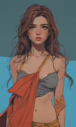 a woman is wearing lingerie with two different pieces of clothing