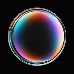 a circular circular design with a black background