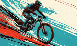 a person riding a dirt bike in the air