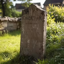 the name and signature of emicjak written on a monument