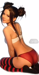 young woman in sexy lingerie posing for a picture