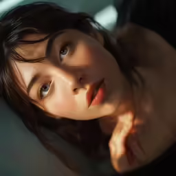 a woman with very beautiful eyes posing for the camera