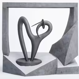 a drawing of some sort of art piece