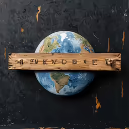 a wooden piece that has a sign in it that reads 1 am york