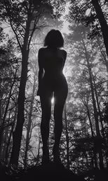 a female body is seen in the woods