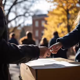 a person is getting their hand taken out of a box