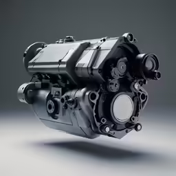 a 3d rendering of the turbo engine in full body kit